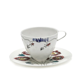 Marni by Serax Midnight Flowers coffee cup high with saucer Buy on Shopdecor MARNI BY SERAX collections