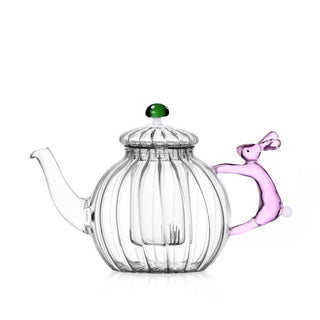 Ichendorf Alice teapot pink rabbit & green mushroom by Alessandra Baldereschi Buy on Shopdecor ICHENDORF collections
