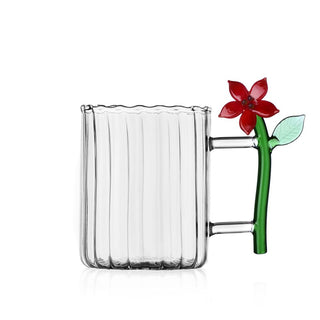 Ichendorf Christmas Flowers optic mug red Christmas star by Alessandra Baldereschi Buy on Shopdecor ICHENDORF collections