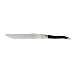 Forge de Laguiole Tradition bread knife with wooden handle Ebony Buy on Shopdecor FORGE DE LAGUIOLE collections