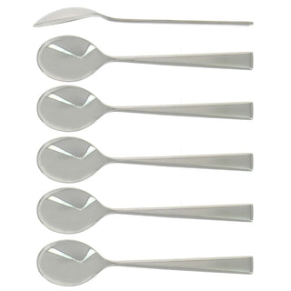 Forge de Laguiole Elegance set 6 soup spoons Polished steel Buy on Shopdecor FORGE DE LAGUIOLE collections