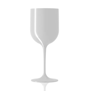 Italesse Moonlight Beach set 6 wine stemmed glasses cc. 410 polycarbonate White - Buy now on ShopDecor - Discover the best products by ITALESSE design