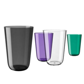 Italesse Tonic Glass Tumbler set 6 cc. 400 in clear glass Buy on Shopdecor ITALESSE collections