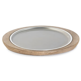 ab+ by Abert Celsius oval tray with round plate 38x34 cm. #variant# | Acquista i prodotti di AB+ ora su ShopDecor