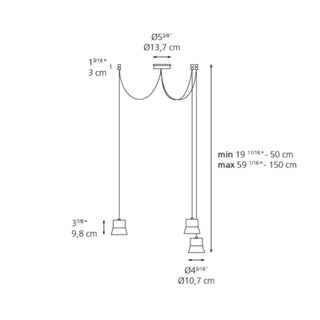 Artemide Giò.light Cluster suspension lamp LED #variant# | Acquista i prodotti di ARTEMIDE ora su ShopDecor