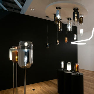 Artemide Gople Mini ceiling lamp with white structure #variant# | Acquista i prodotti di ARTEMIDE ora su ShopDecor