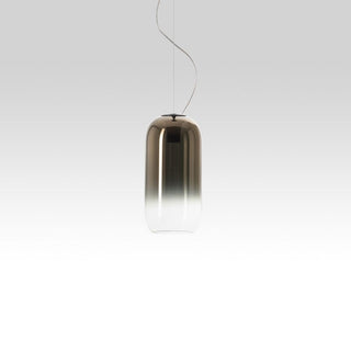 Artemide Gople Mini suspension lamp with black structure #variant# | Acquista i prodotti di ARTEMIDE ora su ShopDecor