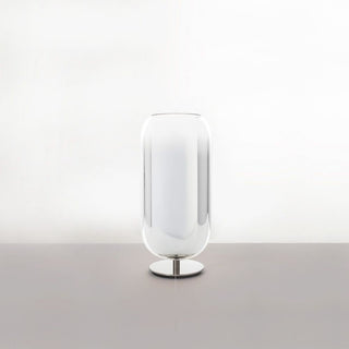 Artemide Gople Mini table lamp with silver structure #variant# | Acquista i prodotti di ARTEMIDE ora su ShopDecor