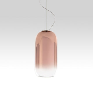 Artemide Gople suspension lamp with silver structure #variant# | Acquista i prodotti di ARTEMIDE ora su ShopDecor
