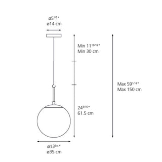 Artemide NH 35 suspension lamp #variant# | Acquista i prodotti di ARTEMIDE ora su ShopDecor