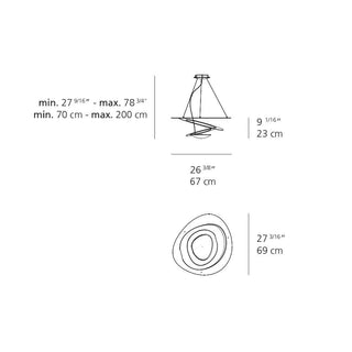 Artemide Pirce Mini ceiling lamp LED 3000K #variant# | Acquista i prodotti di ARTEMIDE ora su ShopDecor