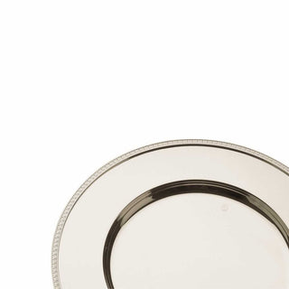 Broggi Classica presentation plate with Impero decoration diam. 32 cm. silver plated nickel #variant# | Acquista i prodotti di BROGGI ora su ShopDecor