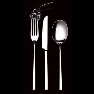 Broggi Gualtiero Marchesi set 24 cutlery polished steel #variant# | Acquista i prodotti di BROGGI ora su ShopDecor