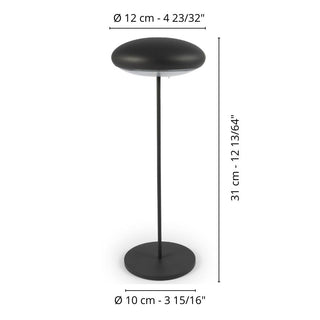 Broggi Nuvola portable table lamp chrome #variant# | Acquista i prodotti di BROGGI ora su ShopDecor