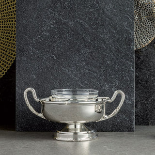 Broggi Rubans caviar bowl silver plated nickel #variant# | Acquista i prodotti di BROGGI ora su ShopDecor