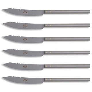 Coltellerie Berti '500 set 6 pizza knives 7810 - serrated blade #variant# | Acquista i prodotti di COLTELLERIE BERTI 1895 ora su ShopDecor
