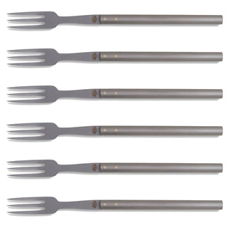 Coltellerie Berti '500 set 6 table forks 7805 - steel - satin finish #variant# | Acquista i prodotti di COLTELLERIE BERTI 1895 ora su ShopDecor