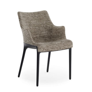 Kartell Eleganza Nia armchair in Melange fabric with black structure Buy on Shopdecor KARTELL collections