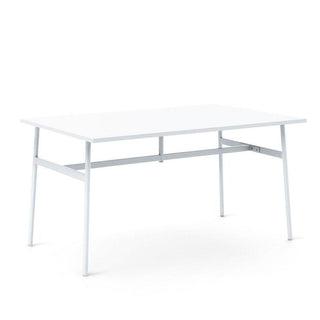 Normann Copenhagen Union table with laminate top 140x90 cm. and steel legs - Buy now on ShopDecor - Discover the best products by NORMANN COPENHAGEN design