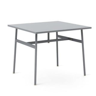 Normann Copenhagen Union table with laminate top 90x90 cm. and steel legs - Buy now on ShopDecor - Discover the best products by NORMANN COPENHAGEN design