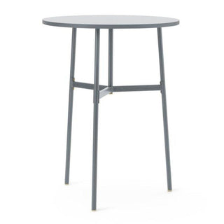 Normann Copenhagen Union table with laminate top diam. 80 cm, h. 105.5 cm. and steel legs - Buy now on ShopDecor - Discover the best products by NORMANN COPENHAGEN design