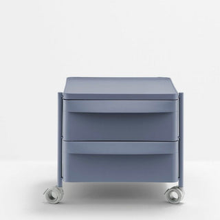 Pedrali Boxie BXL 2C chest of drawers with 2 drawers and wheels Buy on Shopdecor PEDRALI collections