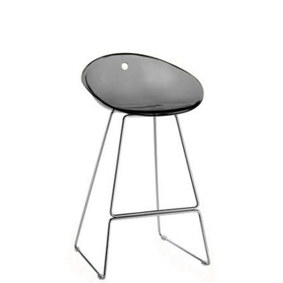 Pedrali Gliss 902 stool with sled base and seat H.65 cm. Buy on Shopdecor PEDRALI collections