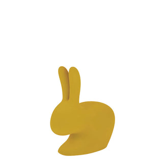 Qeeboo Rabbit Chair Baby Velvet Finish in the shape of a rabbit Buy on Shopdecor QEEBOO collections