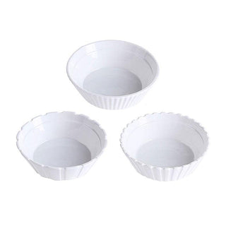 Diesel with Seletti Machine Collection set 3 bowls diam. 16 cm. white #variant# | Acquista i prodotti di DIESEL LIVING WITH SELETTI ora su ShopDecor