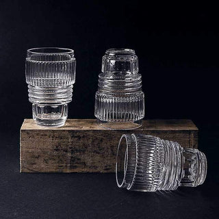 Diesel with Seletti Machine Collection set 3 glasses h. 13 cm. transparent #variant# | Acquista i prodotti di DIESEL LIVING WITH SELETTI ora su ShopDecor