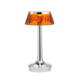 Flos Bon Jour Unplugged portable table lamp Flos Chrome/Amber Buy on Shopdecor FLOS collections