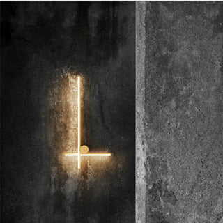 Flos Coordinates Wall 2 wall lamp anodized champagne - Buy now on ShopDecor - Discover the best products by FLOS design