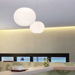Flos Glo-Ball S2 pendant lamp opal white Buy on Shopdecor FLOS collections