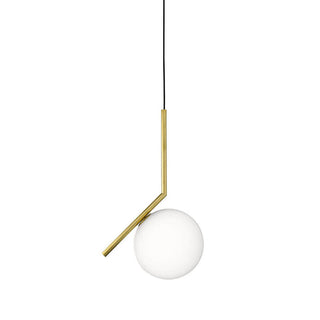 Flos IC S1 pendant lamp Brass Buy on Shopdecor FLOS collections