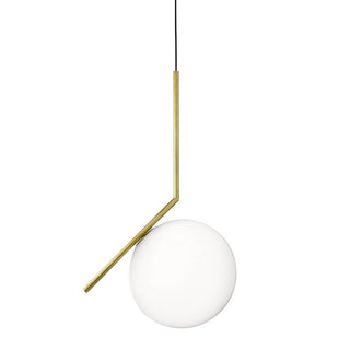 Flos IC S2 pendant lamp Brass Buy on Shopdecor FLOS collections