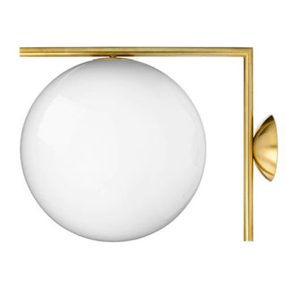 Flos IC C/W2 wall lamp Brass Buy on Shopdecor FLOS collections