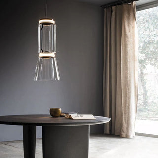 Flos Noctambule Suspension 1 Low Cylinder and Cone suspension lamp Buy on Shopdecor FLOS collections