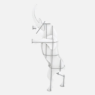 Ibride Mobilier de Compagnie Fausto wall bookcase Ibride Glossy white - Buy now on ShopDecor - Discover the best products by IBRIDE design