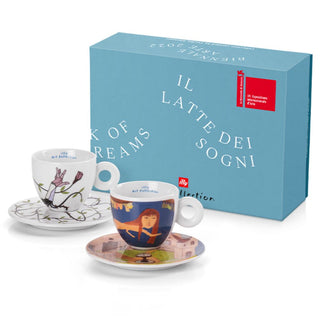 Illy Art Collection Biennale 2022 set 2 cappuccino cups by Felipe Baeza & Cecilia Vicuña Buy on Shopdecor ILLY collections
