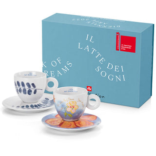 Illy Art Collection Biennale 2022 set 2 cappuccino cups by Precious Okoyomon & Alexandra Pirici Buy on Shopdecor ILLY collections