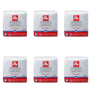 Illy set 6 packs iperespresso capsules coffee long classic roast 18 pz. Buy on Shopdecor ILLY collections