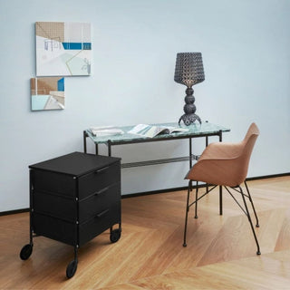 Kartell Mobil Mat chest of drawers with 3 drawers and wheels Buy on Shopdecor KARTELL collections