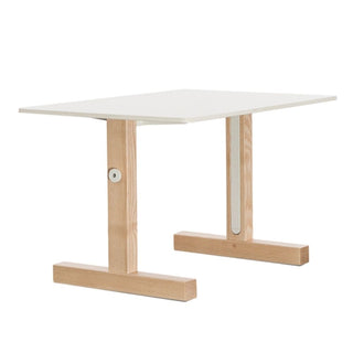 Magis Me Too Little Big adjustable baby table with ash legs and white top Buy on Shopdecor MAGIS ME TOO collections