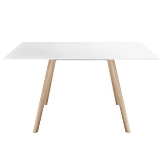 Magis Pilo fixed table 139x139 cm. white Buy on Shopdecor MAGIS collections