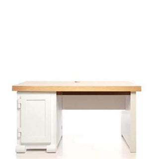 Moooi Paper Desk 140 with cabinet on the right wood and white paper Buy on Shopdecor MOOOI collections