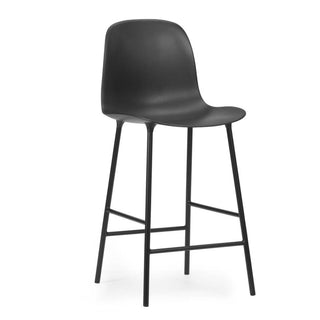 Normann Copenhagen Form steel bar chair with polypropylene seat h. 65 cm. Normann Copenhagen Form Black - Buy now on ShopDecor - Discover the best products by NORMANN COPENHAGEN design
