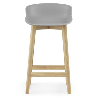Normann Copenhagen Hyg oak bar stool with polypropylene seat h. 65 cm. - Buy now on ShopDecor - Discover the best products by NORMANN COPENHAGEN design