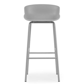 Normann Copenhagen Hyg steel bar stool with polypropylene seat h. 75 cm. - Buy now on ShopDecor - Discover the best products by NORMANN COPENHAGEN design