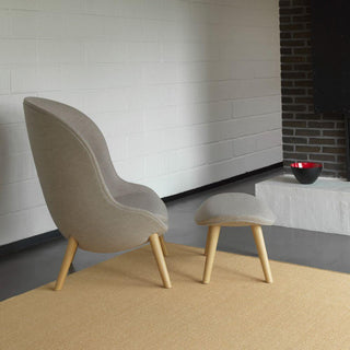 Normann Copenhagen Hyg footstool upholstery fabric with oak structure - Buy now on ShopDecor - Discover the best products by NORMANN COPENHAGEN design