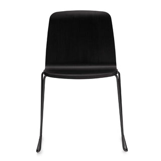 Normann Copenhagen Just chair in black oak with black steel structure Buy on Shopdecor NORMANN COPENHAGEN collections